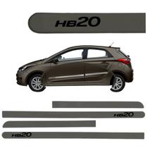 Friso Lateral Protetor de Porta Ponta redonda Hyundai HB20