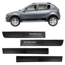 Friso Lateral SANDERO STEPWAY largo 2008 A 2014 Com Nome Friso Lateral SANDERO STEPWAY largo 2008 A 2014 Com Nome