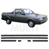 Friso Lateral Saveiro Cl 1989 A 1995 Cinza 6 Pçs