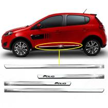 Friso Lateral Slim Inferior Palio G5 2012 a 2020 Kit Cromado Personalizado 4 Portas