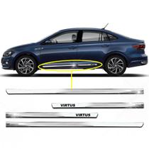 Friso Lateral Slim Inferior Virtus 2018 2019 2020 2021 2022 2023 Kit Cromado Personalizado 4 Portas