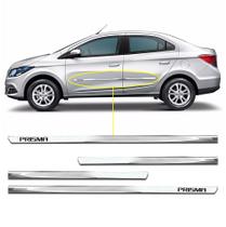 Friso Lateral Slim Prisma 2012 2013 2014 2015 2016 2017 2018 2019 Kit Cromado Personalizado 4 Portas