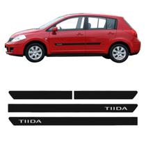 Friso Lateral Tiida Hatch 2008 A 2013 Com Nome