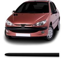 Friso Lateral Traseiro Peugeot 206 1999 00 01 A 2011 Preto