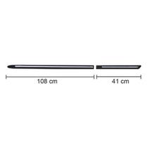 Friso Lateral Universal 2 Portas (Preto) TG Poli Friso Lateral Universal 2 Portas (Preto) TG Poli