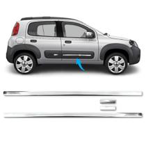 Friso Lateral Uno Evo Way 2010 a 2021 Cromado 4 Portas Modelo Original