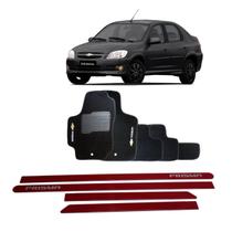 Friso Lateral Vermelho Prisma 2013 2014 + Tapete Bordado Friso Lateral Vermelho Prisma 2013 2014 + Tapete Bordado