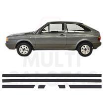 Friso Lateral Vw Gol Cl 1989 A 1995 Cinza 6 Pçs