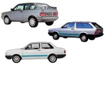 Friso Lateral Vw Gol Saveiro Voyage Cinza Escuro 89/95