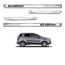 Friso Lateral X-Treme Ecosport 2013 a 2021 Kit Cromado Personalizado 4 Portas
