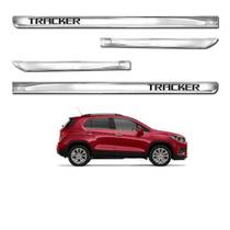 Friso Lateral X-Treme Tracker 2012 a 2023 Kit Cromado Personalizado 4 Portas