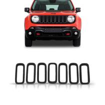 Friso Moldura Grade Jeep Renegade Frontal Preto