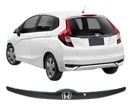 Friso Moldura Régua Tampa Traseira Honda Fit 2014 - 2021 C/ Emblema