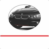 Friso Para-Choque Dianteiro Bmw 320 2014/2018 Vermelho Refletivo