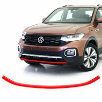 Friso Para-choque Dianteiro T-Cross Adesivo Vermelho Tuning