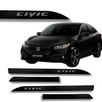 Friso Porta Honda Civic Original Preto Cristal 2008 à 2024