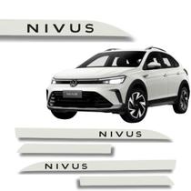 Friso Porta Lateral Vw Nivus Branco Puro 2018 até 2025