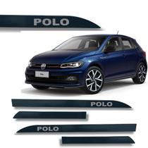Friso Porta Lateral Vw Polo Azul Night 2009 até 2020