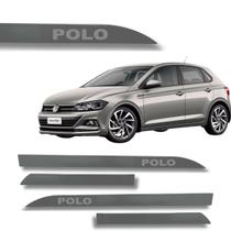 Friso Porta Lateral Vw Polo Cinza Platinum 2010 até 2025