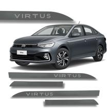 Friso Porta Lateral Vw Virtus Cinza Platinum 2010 até 2025