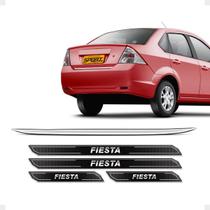 Friso Porta-Malas Compatível C/ Fiesta Sedan 2003/ + Soleira