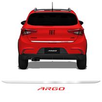 Friso Porta Malas Cromado Argo 2017/2022 + Emblema Vermelho