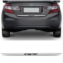 Friso Porta Malas Honda Civic 2012 A 2018 Cromado Friso Porta Malas Honda Civic 2012 A 2018 Cromado