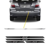 Friso Porta-malas New Fit 2009/2014 + Kit Soleira Protetora Friso Porta-malas New Fit 2009/2014 + Kit Soleira Protetora
