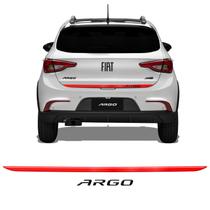 Friso Porta Malas Vermelho Argo 2017/2022 + Emblema Preto