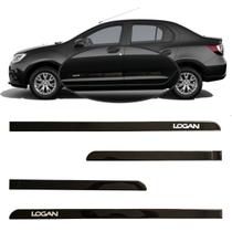 Friso Porta Renault Logan Original Preto Nacre 2010 à 2024