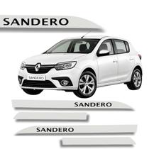 Friso Porta Renault Sandero Original Branco Glacier 2010 à 2024