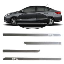 Friso Porta Toyota Yaris Original Cinza Granito/Galático 2021 à 2023