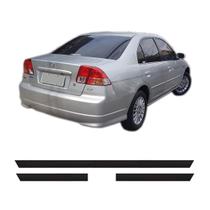Friso protetor Parachoque Honda Civic 2002 a 2006 Preto Friso protetor Parachoque Honda Civic 2002 a 2006 Preto