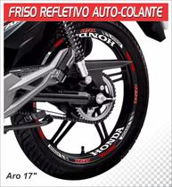 Friso Refletivo Adesivo 'vermelho' - Honda 160