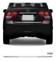 Friso Resinado Honda Civic 2006 A 2011 Porta Malas Cromado