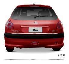 Friso Resinado Peugeot 206 E 207 Porta Malas Cromado - Resitank