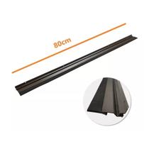 Friso Rodo De Porta Vedação Automático 80 Cm Preto