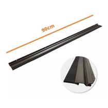 Friso Rodo De Porta Vedação Automático 90 Cm Preto