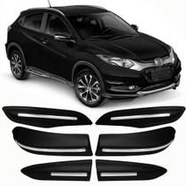 Friso Sean com nome Honda HRV Para-choque Preto Cristal