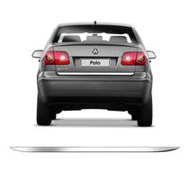 Friso Tampa Traseira Porta Malas Cromado Resinado Polo Sedan