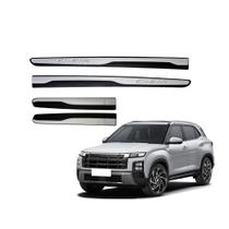 Friso tipo Original Bi-Color Cromo 4P Creta A partir de 2025 4 Peças Prata Brisk Grid - 1794C-PTA-I