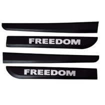 Friso Tipo Original Preto Silk 2P Strada Freedom 2021 em diante 4 Peças Grid - 2048AC-PTO-I