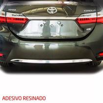 Friso Traseiro Para-choque Corolla 09/18 Cromado Resinado
