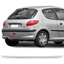 Friso Traseiro Porta Malas Cromado Resinado Peugeot 206 207