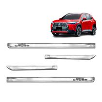 Friso X-Treme Cromado Lateral Corolla Cross 2021 a 2023