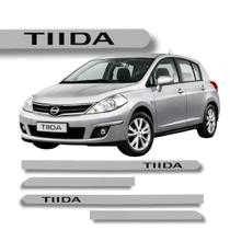 Frisos Lateral Nissan Tiida Hatch Sedan Ponta Redonda Cores Frisos Lateral Nissan Tiida Hatch Sedan Ponta Redonda Cores