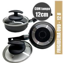 Frita ovo dia a dia para 01 pessoa , com tampa de vidro pequeno, cabo baquelite cor black Frita ovo dia a dia para 01 pessoa , com tampa de vidro pequeno, cabo baquelite cor black