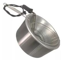 Fritadeira 6 Litros 1 Cuba Com Tampa 220V +Tacho de Pastel 3 Litros 110v Alumínio Kit Gastronômico Fritadeira 6 Litros 1 Cuba Com Tampa 220V +Tacho de Pastel 3 Litros 110v Alumínio Kit Gastronômico