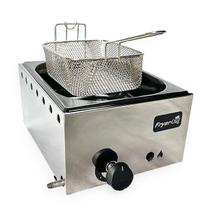 Fritadeira a Gás 5 Litros Domestica Cuba Esmaltada FryerChef