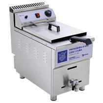 Fritadeira a Gás com 1 Cuba 18 Litros CFFM GF 18L Bivolt
